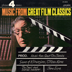 Bernard Herrmann / London Philharmonic Orchestra Music From Great Film Classics Vinyl LP USED
