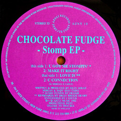 Chocolate Fudge Stomp EP USED VINYL 12INCH EP 33 S RPM