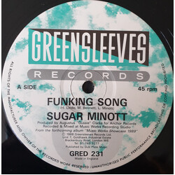 Sugar Minott Funking Song USED VINYL 12INCH