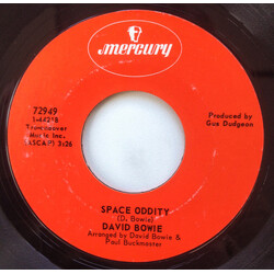 David Bowie Space Oddity USED VINYL 7INCH 45 RPM SINGLE STYRENE MONO