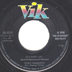 Teddy Randazzo Red Ruby Lips USED VINYL 7INCH 45 RPM