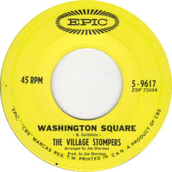 The Village Stompers Washington Square USED VINYL 7INCH SINGLE 45 RPM