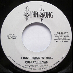 The Pretty Things It Isn't Rock 'n' Roll USED VINYL 7INCH 45 RPM PROMO