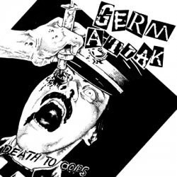 Germ Attak Death To Cops USED VINYL 7INCH 33 S RPM