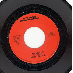 Jerry Lee Lewis Whole Lotta Shakin' Goin' On / Breathless USED VINYL 7INCH SINGLE REISSUE