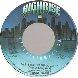 Tyrone Davis A Little Bit Of Loving (Goes A Long Way) Vinyl 7" USED