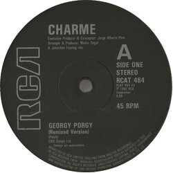 Charme (2) / The Hues Corporation Georgy Porgy / Rock The Boat USED VINYL 12INCH 45 RPM STEREO