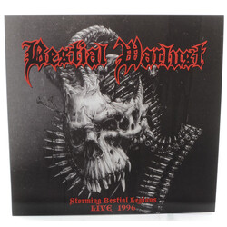 Bestial Warlust Storming Bestial Legions Live 1996 Vinyl LP USED