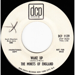 The Minets Of England Wake Up / My Love Is Yours USED VINYL 7INCH 45 RPM SINGLE PROMO