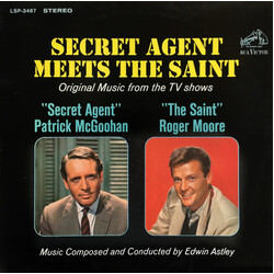 Edwin Astley Secret Agent Meets The Saint (Original Music From The TV Shows) Vinyl LP USED