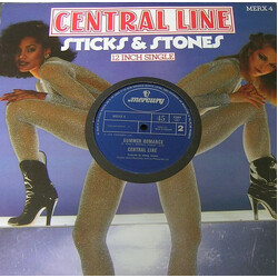 Central Line Sticks & Stones USED VINYL 12INCH 45 RPM SINGLE