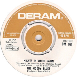 The Moody Blues Nights In White Satin USED VINYL 7INCH 45 RPM SINGLE