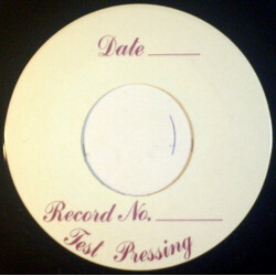 Glen Washington Love Is The Key USED VINYL 7INCH 45 RPM TEST PRESSING