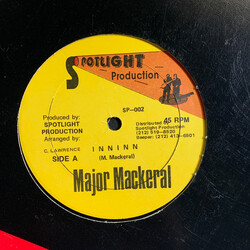 Major Mackerel / Ricky Myrie Inninn USED VINYL 12INCH MISPRINT