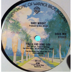 Gary Wright Touch And Gone USED VINYL 12INCH 33 S RPM PROMO