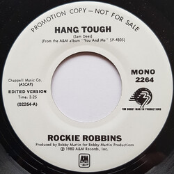 Rockie Robbins Hang Tough USED VINYL 7INCH 45 RPM SINGLE PROMO