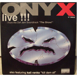 Onyx / Kali Ranks Live !!! VINYL 12" USED