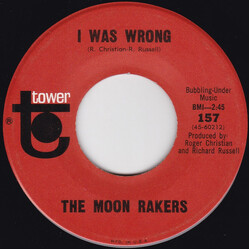 The Moonrakers (2) I Was Wrong / You'll Come Back USED VINYL 7INCH 45 RPM SINGLE MONO