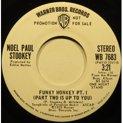 Noel Paul Stookey Funky Monkey PT. 1  (Part Two Is Up To You) USED VINYL 7INCH 45 RPM PROMO STEREO MONO
