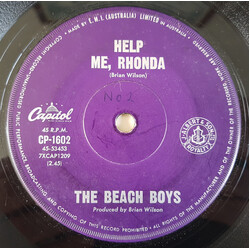 The Beach Boys Help Me, Rhonda USED VINYL 7INCH 45 RPM SINGLE