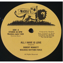 Robert Minott All I Have Is Love USED VINYL 12INCH 45 RPM SINGLE