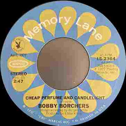 Bobby Borchers Cheap Perfume And Candlelight / Sweet Fantasy USED VINYL 7INCH 45 RPM SINGLE STEREO