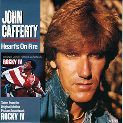 John Cafferty / John Cafferty And The Beaver Brown Band Heart's On Fire USED VINYL 7INCH SINGLE