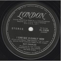 Ray Charles I Can See Clearly Now USED VINYL 7INCH 45 RPM SINGLE STEREO