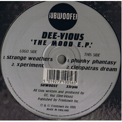 Dee Vious The Mood E.P. VINYL 12" USED