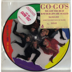 Go-Go's We Got The Beat / Our Lips Are Sealed USED VINYL 7INCH LIMITED EDITION NUMBERED PICTURE DISC