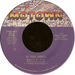 Nu Soul Habits Meant To Be USED VINYL 7INCH 45 RPM PROMO