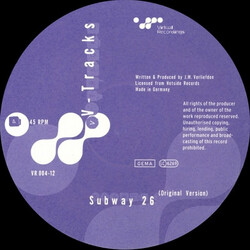 V-Tracks Subway 26 USED VINYL 12INCH 45 RPM 33 S RPM