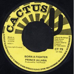 Prince Alla Born A Fighter USED VINYL 7INCH 45 RPM