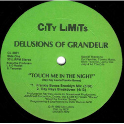 Delusions Of Grandeur Touch Me In The Night USED VINYL 12INCH 33 S RPM STEREO