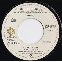 George Benson Love X Love VINYL 7" USED