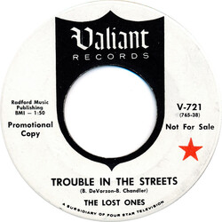 The Lost Ones Trouble In The Streets / Little Annie USED VINYL 7INCH 45 RPM PROMO