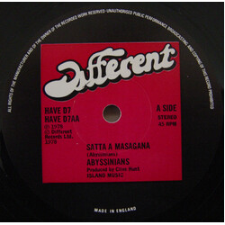 The Abyssinians I & I / Satta A Masagana USED VINYL 12INCH 45 RPM