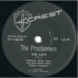 The Proclaimers (3) Oh Happy Day / The Love USED VINYL 7INCH 45 RPM SINGLE