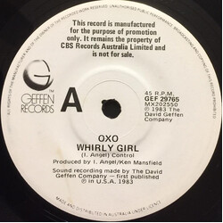 OXO (2) Whirly Girl USED VINYL 7INCH 45 RPM SINGLE PROMO