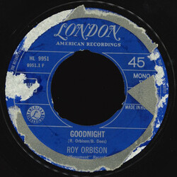 Roy Orbison Goodnight / Only With You USED VINYL 7INCH 45 RPM SINGLE MONO