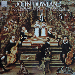 John Dowland / Viola-da-Gamba-Quintett Der Schola Cantorum Basiliensis Lachrimae • Pavanen • Galliarden Vinyl LP USED