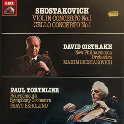 Dmitri Shostakovich / David Oistrach / Paul Tortelier Violin Concerto No. 1/Cello Concerto No. 1 Vinyl LP USED