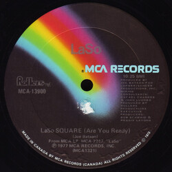 LaSo LaSo Square (Are You Ready) USED VINYL 12INCH 33 S RPM