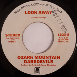 The Ozark Mountain Daredevils Look Away USED VINYL 7INCH SINGLE PROMO