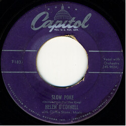 Helen O'Connell / Cliffie Stone's Music Slow Poke / I Wanna Play House With You USED VINYL 7INCH 45 RPM