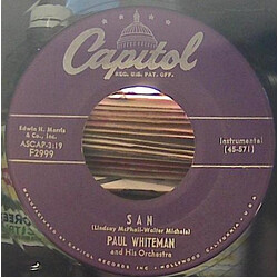 Paul Whiteman And His Orchestra San / Wang Wang Blues USED VINYL 7INCH