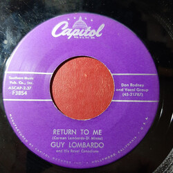 Guy Lombardo And His Royal Canadians Return To Me / Lida Rose USED VINYL 7INCH 45 RPM SINGLE