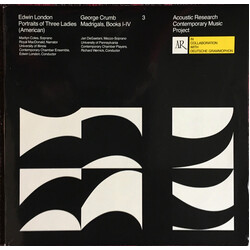 Edwin London / George Crumb Portraits Of Three Ladies (American) / Madrigals, Books I-IV Vinyl LP USED