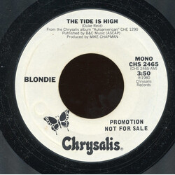Blondie The Tide Is High USED VINYL 7INCH 45 RPM PROMO STYRENE STEREO MONO