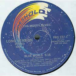 The Moody Blues Blue World USED VINYL 12INCH 45 RPM PROMO